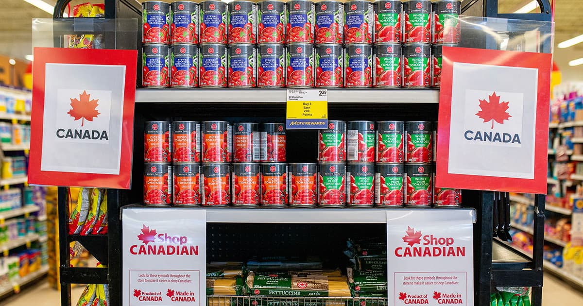 Canadian Grocer Loblaw Reintroduces 'Buy Canadian' Labels Amidst Tariff Concerns