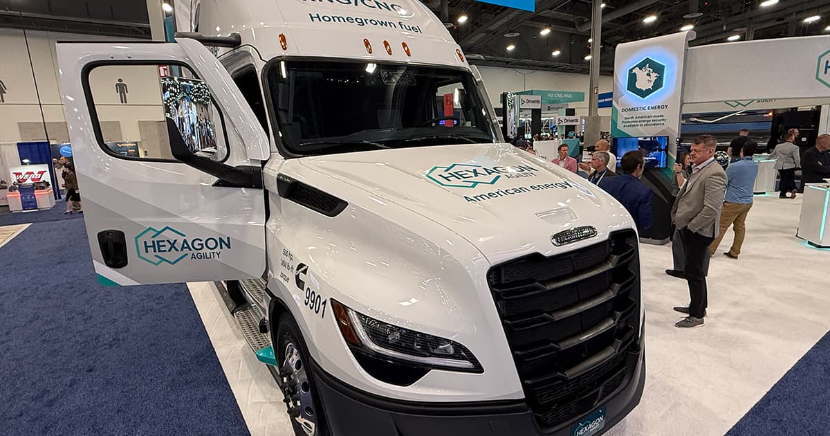 Hexagon Agility Unveils Long-Haul Natural Gas Truck Solution