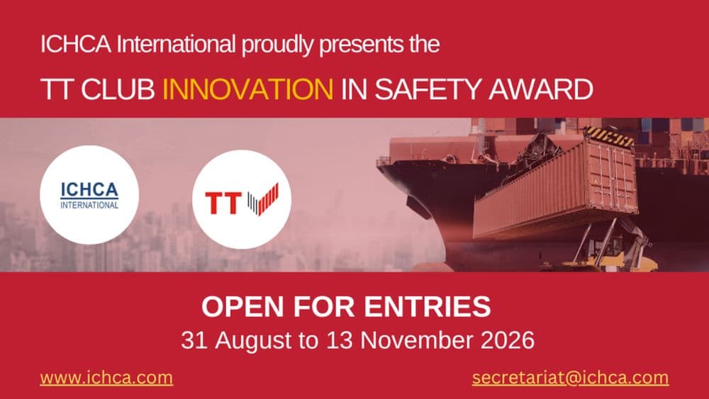 ICHCA and TT Club Launch 2026 Innovation in Safety Awards for Cargo Logistics