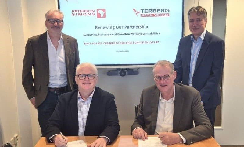Terberg Renews Distribution Agreement with Paterson Simons for West and Central Africa