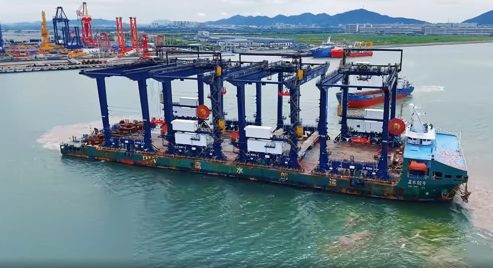 Sany Completes Delivery of 42 Automated RMG Cranes to Yantian East Port