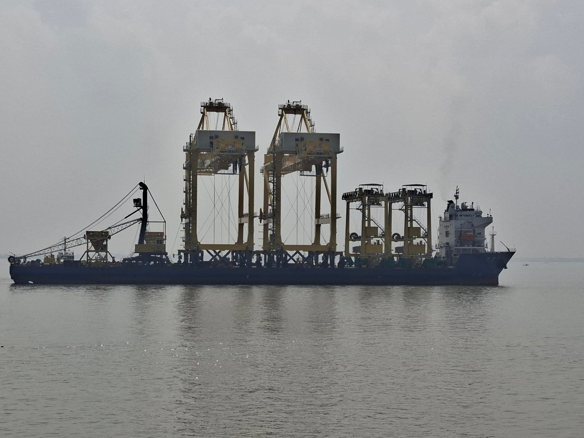 New Cranes Arrive at Bangladesh's Payra Port Amidst Silting Concerns
