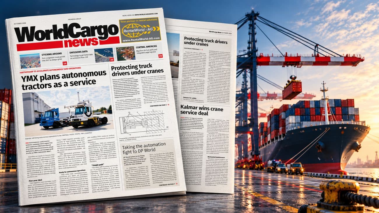 WorldCargo News October Issue Examines Port Congestion and Terminal Technology