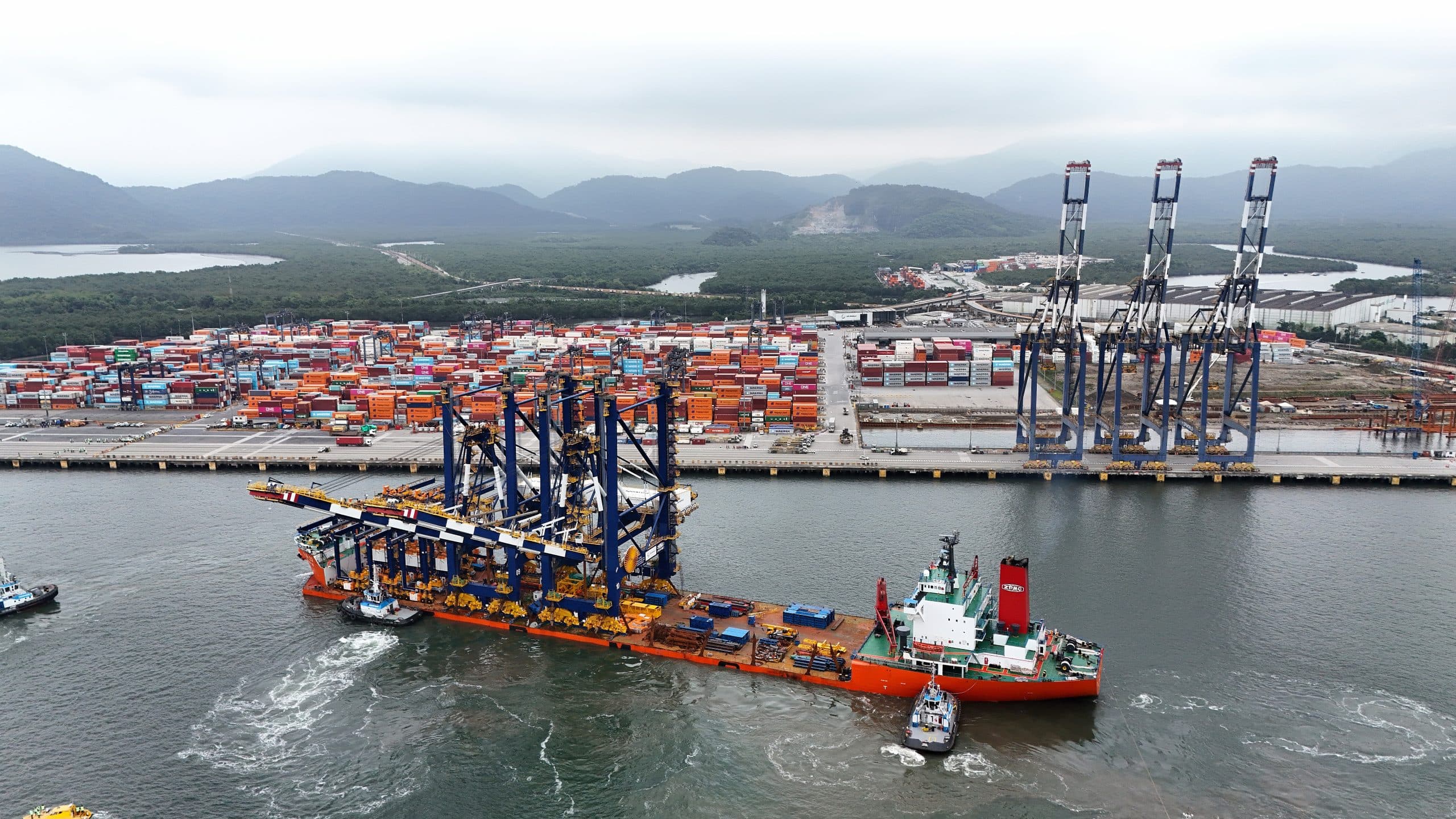 DP World Santos Terminal Receives New Cranes for Major Capacity Expansion