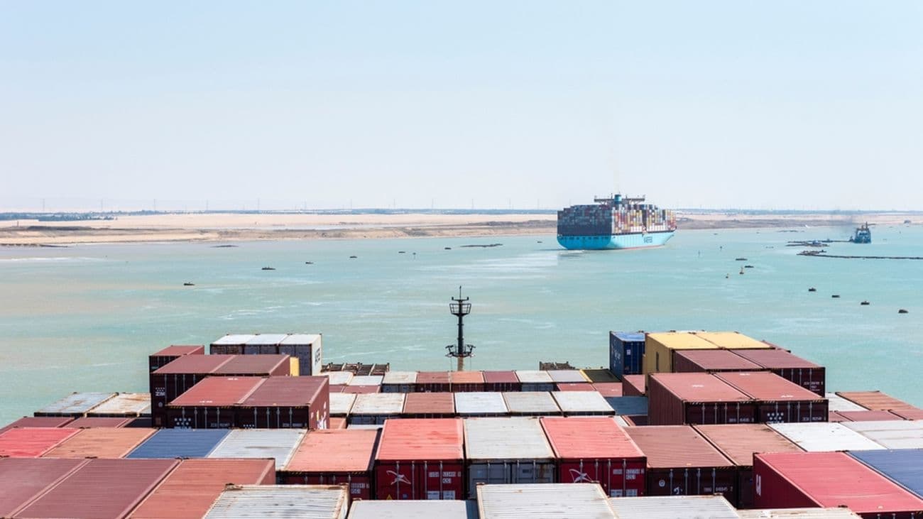 Suez Canal Container Ship Transits Recovering, Exceeding Half of Pre-Disruption Levels